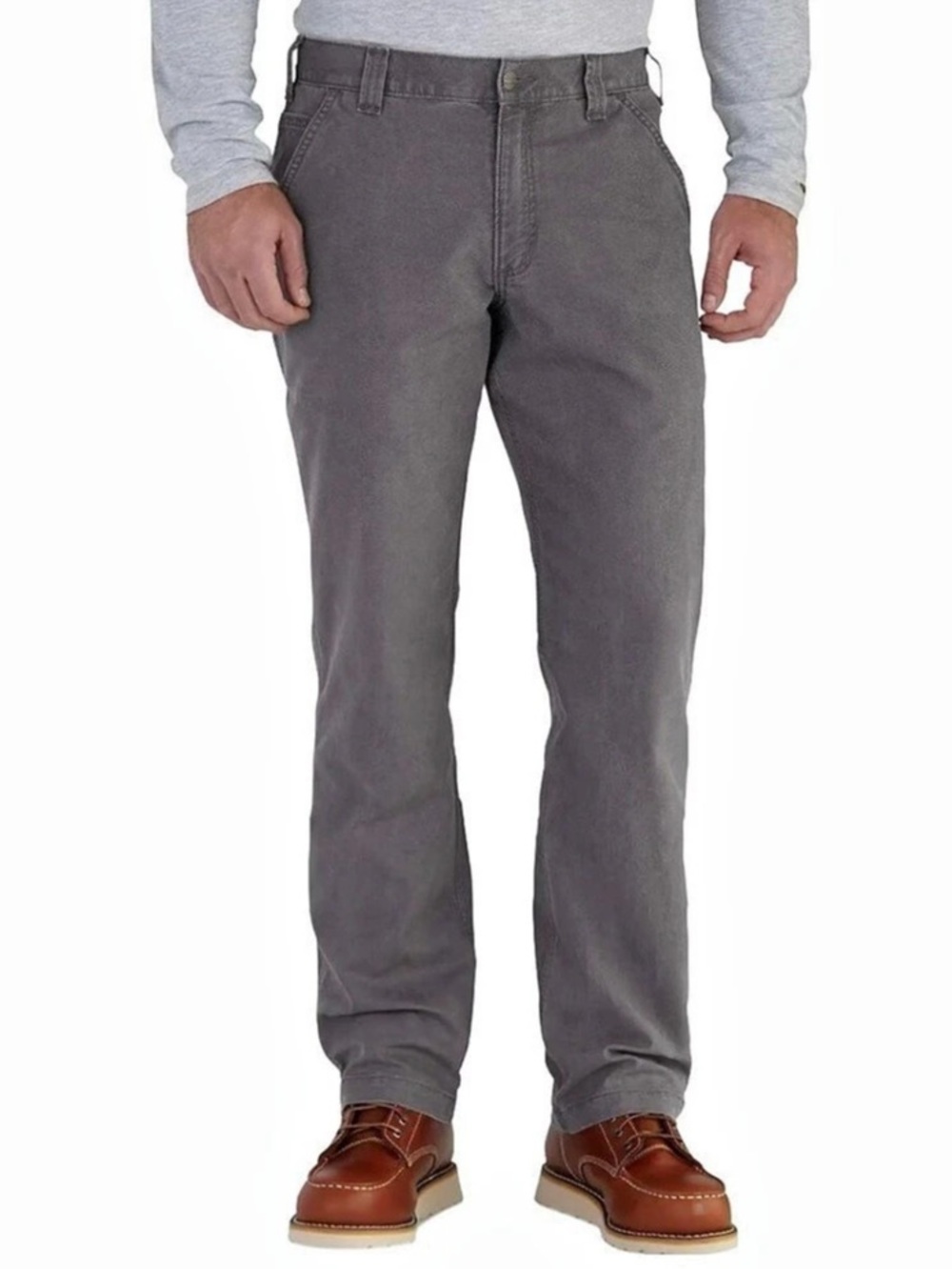 Carhartt Rugged Flex Rigby Dungaree Pants 34x34 Relaxed Fit Straight Leg